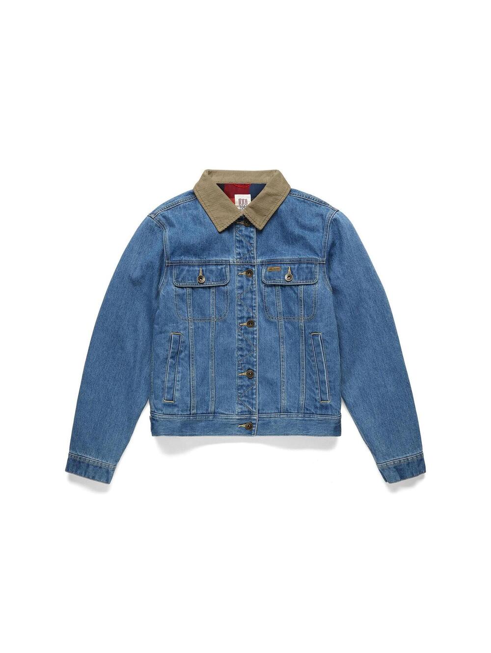 Mt. West Trucker Jacket - Denim - Women's Size Medium 100% Organic Cotton